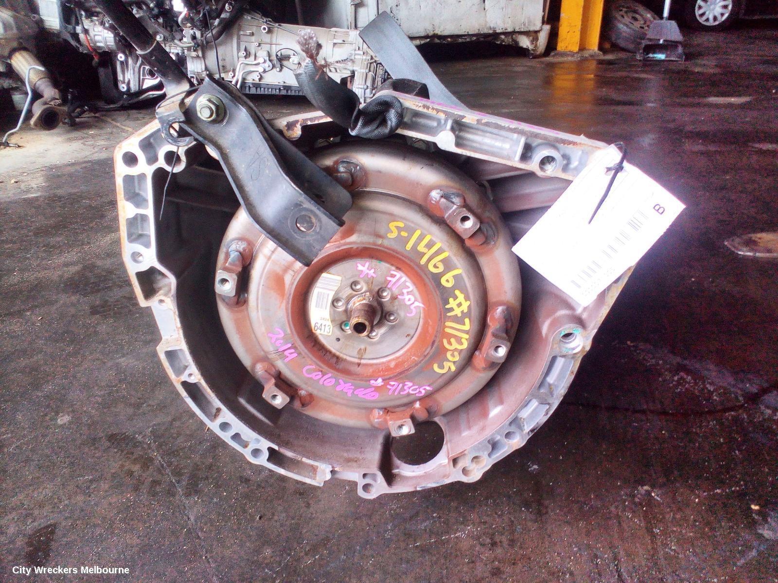 HOLDEN COLORADO TRANS/GEARBOX, AUTO, RWD, DIESEL, 2.8, APR, TURBO, 6 SPEED, RG, 01/2012 - 06/2016