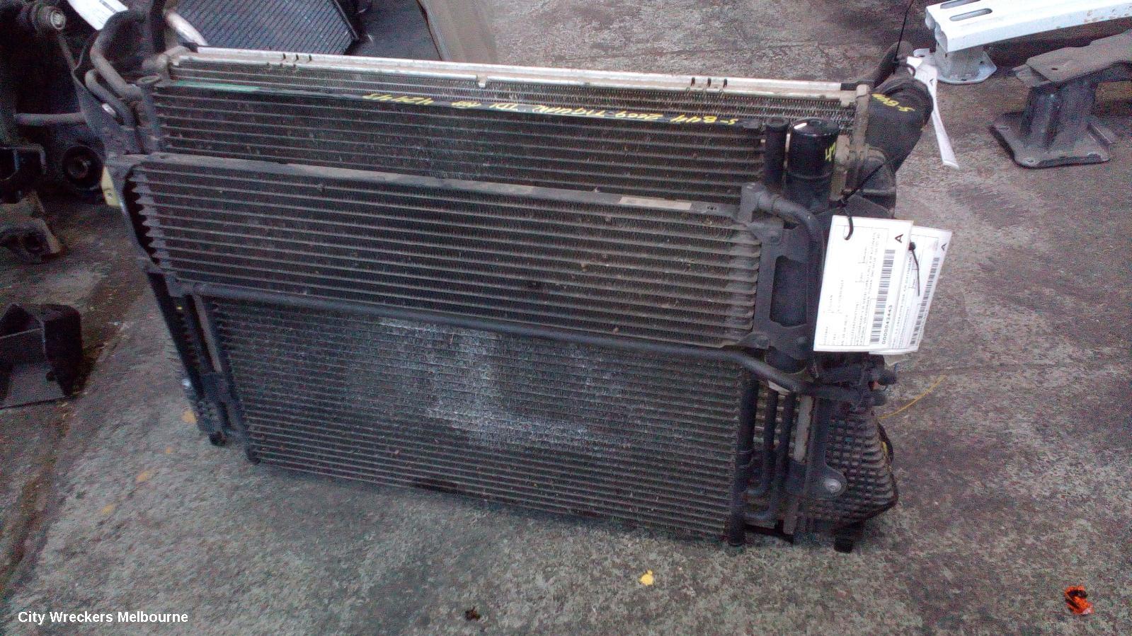 VOLKSWAGEN TIGUAN INTERCOOLER, DIESEL, 2.0, CBAB/CFFB CODE, P/N 3C0145805AM, 11/2008 - 08/2016