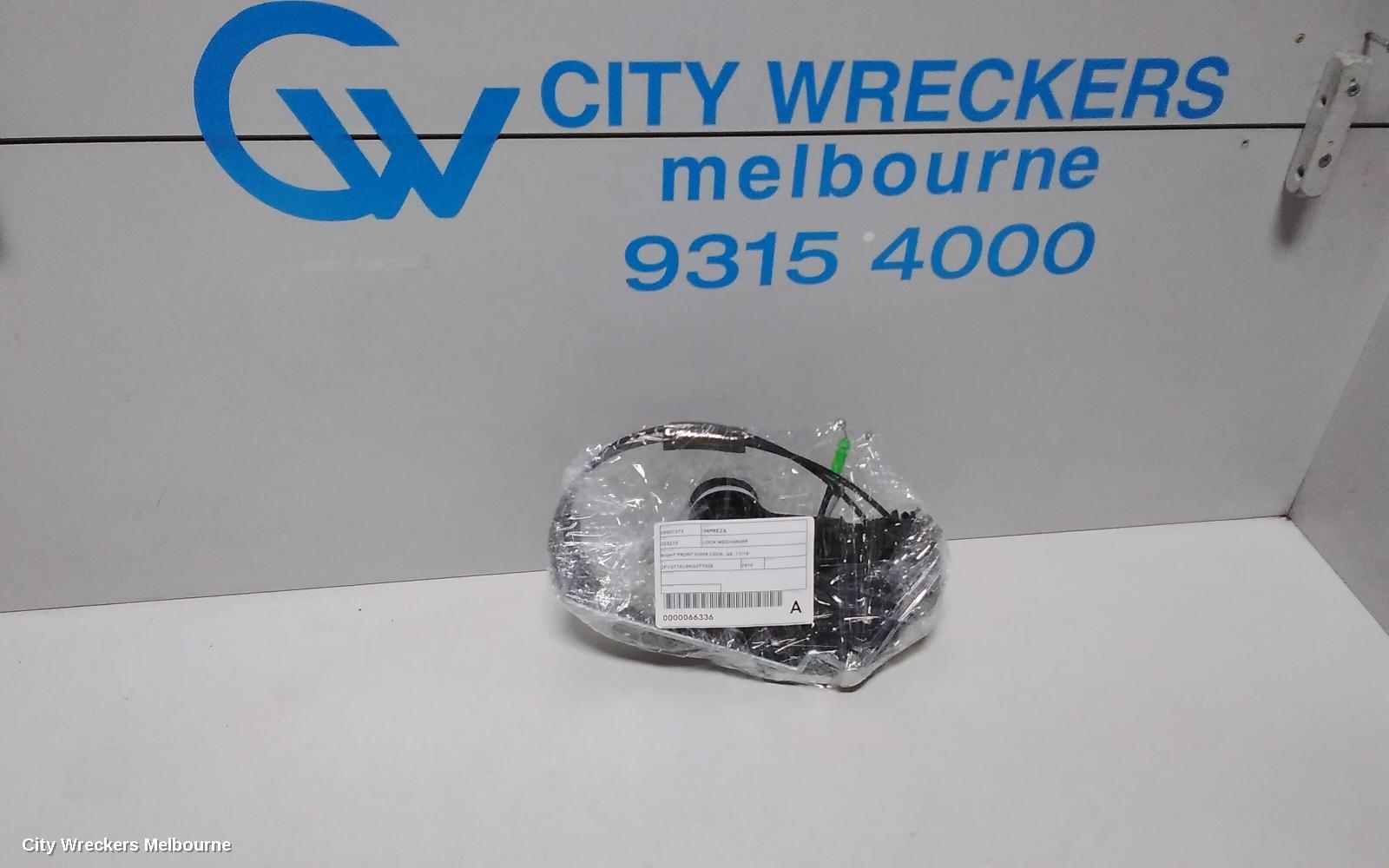 SUBARU IMPREZA DOOR/BOOT/GATE LOCK, RIGHT FRONT DOOR LOCK, G5, 11/2016 ONWARDS