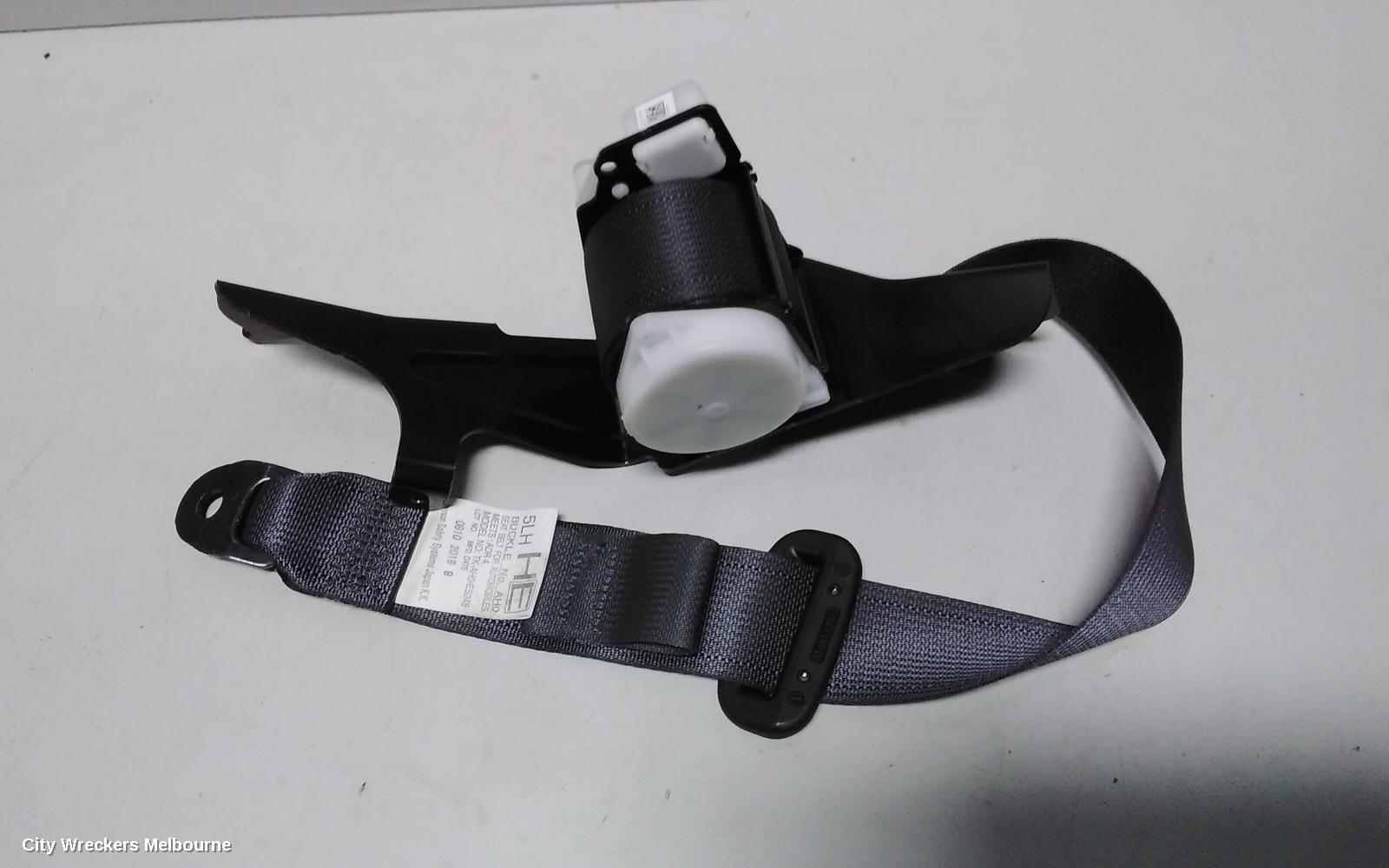 SUBARU IMPREZA SEATBELT/STALK, LH REAR, SEAT BELT ONLY, HATCH, G5, 11/2016 ONWARDS