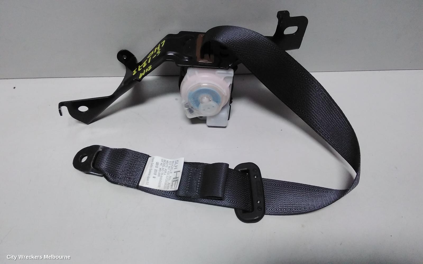 SUBARU IMPREZA SEATBELT/STALK, LH REAR, SEAT BELT ONLY, HATCH, G5, 11/2016 ONWARDS