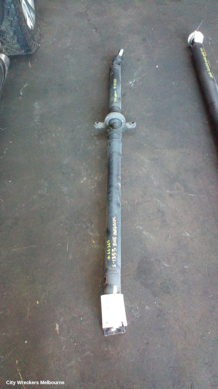 SUBARU OUTBACK REAR DRIVE SHAFT, 6TH GEN, PETROL, 2.5, FB25, AUTO T/M, 08/2014 - 12/2020