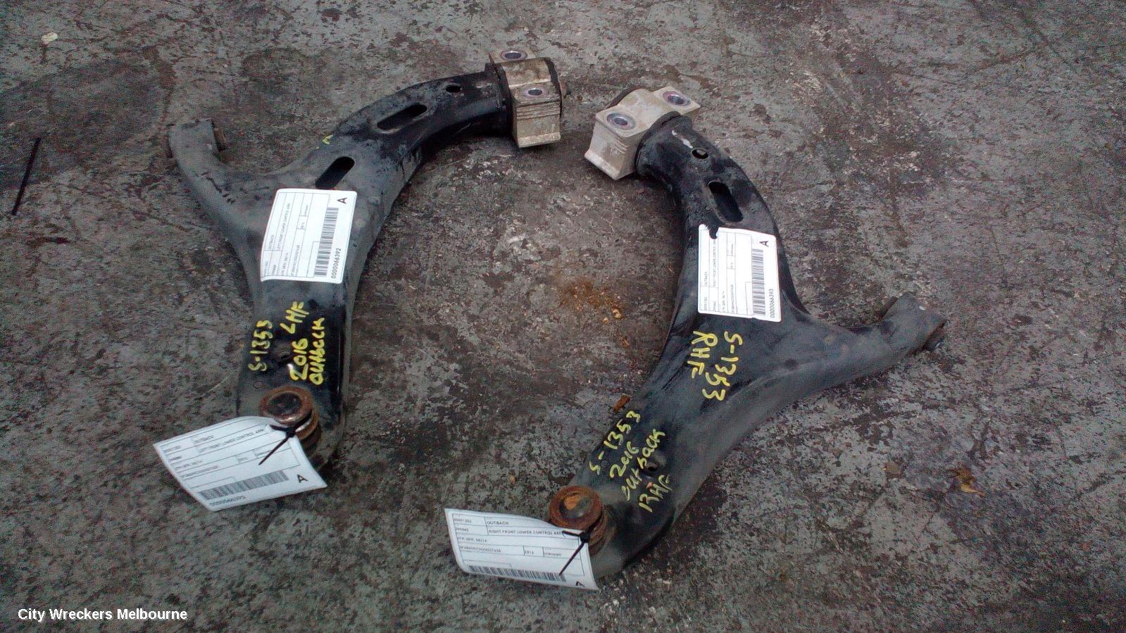 SUBARU OUTBACK LEFT FRONT LOWER CONTROL ARM, 6TH GEN, 08/2014 ONWARDS