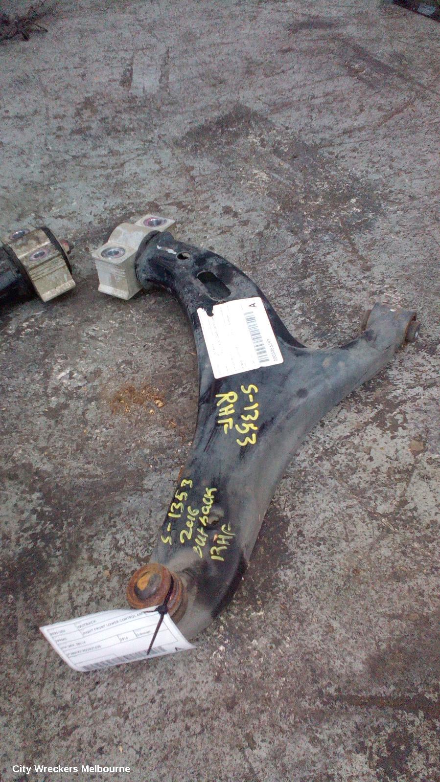 SUBARU OUTBACK RIGHT FRONT LOWER CONTROL ARM, 6TH GEN, 08/2014 ONWARDS