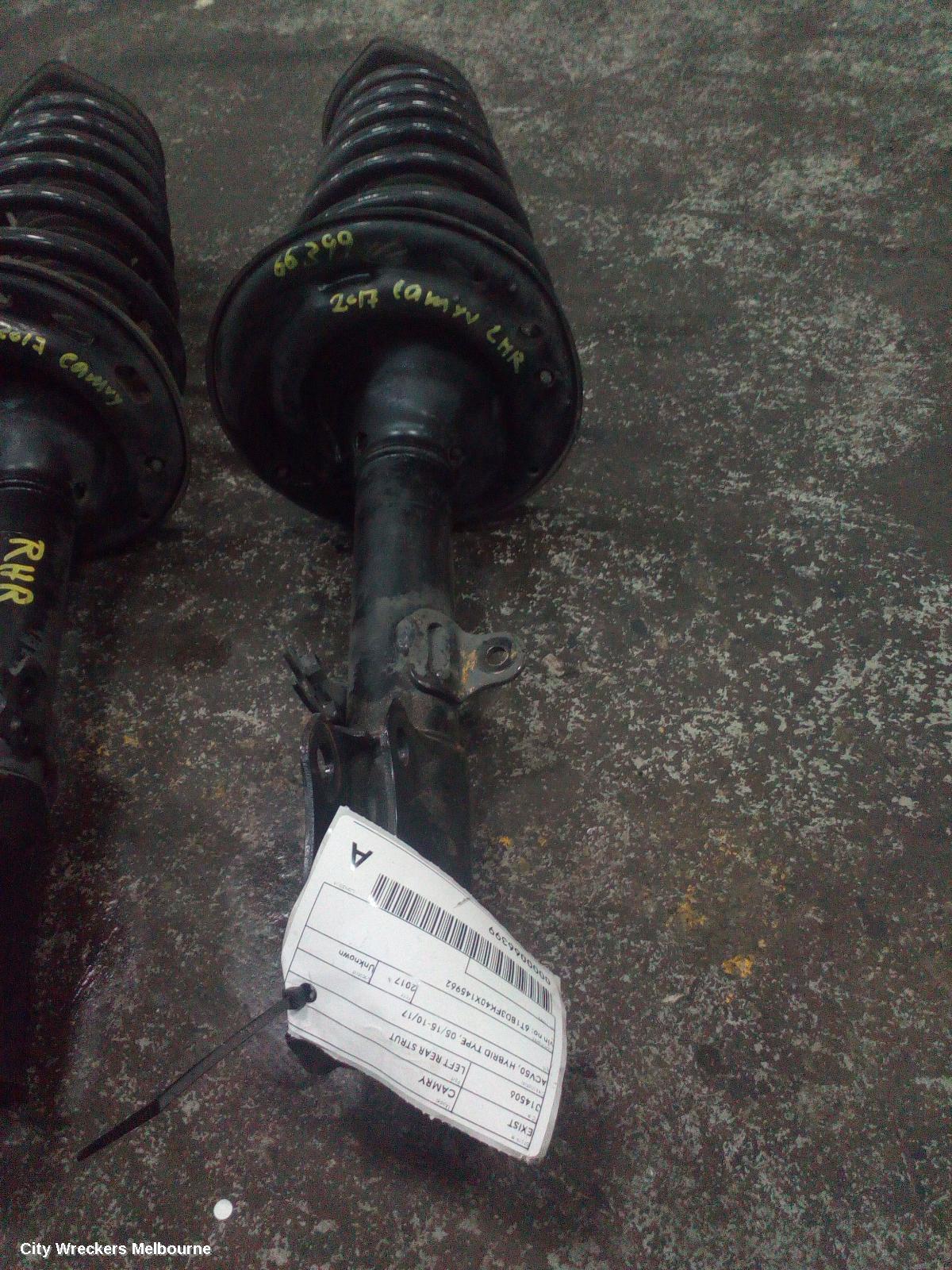 TOYOTA CAMRY LEFT REAR STRUT, ACV50, HYBRID TYPE, 05/2015 - 10/2017