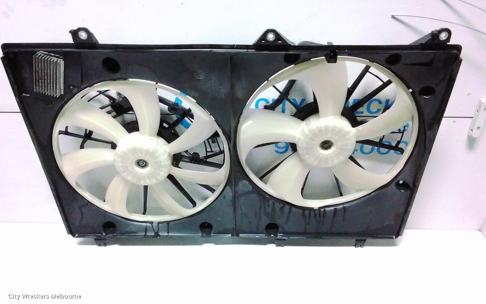 TOYOTA KLUGER FAN, DUAL FAN ASSY, 3.5, 2GR-FE, GSU40-GSU45, 05/2007 - 02/2014
