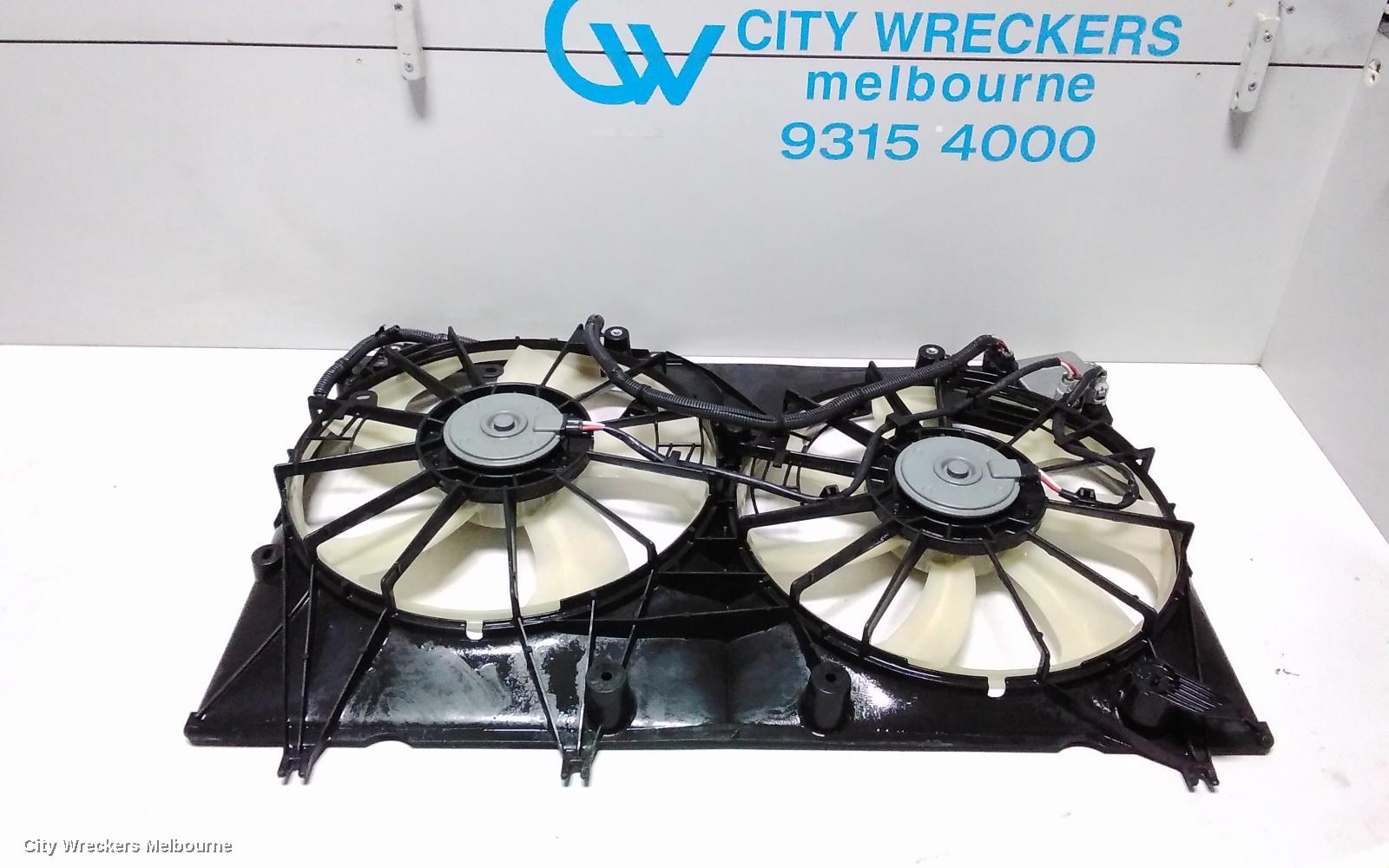 TOYOTA KLUGER FAN, DUAL FAN ASSY, 3.5, 2GR-FE, GSU40-GSU45, 05/2007 - 02/2014