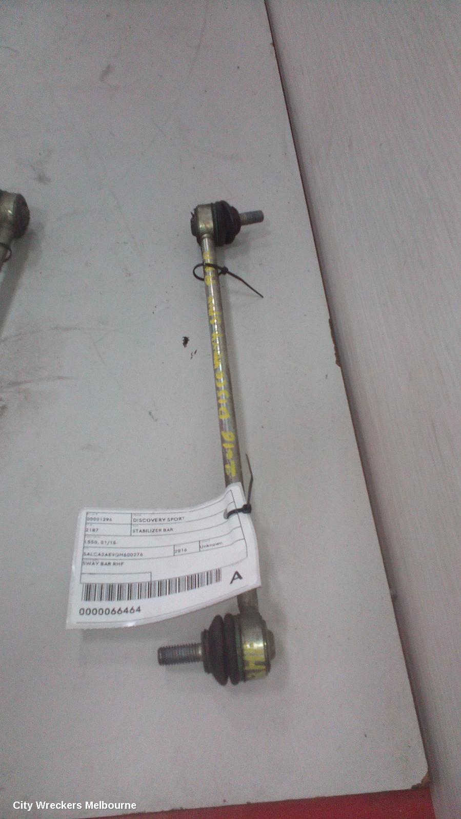 LAND ROVER DISCOVERY SPORT STABILISER BAR, L550, 01/2015 ONWARDS