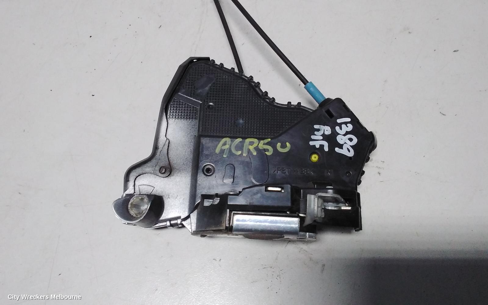 TOYOTA TARAGO DOOR/BOOT/GATE LOCK, RIGHT FRONT DOOR LOCK, ACR50R, 03/2006 - 06/2020