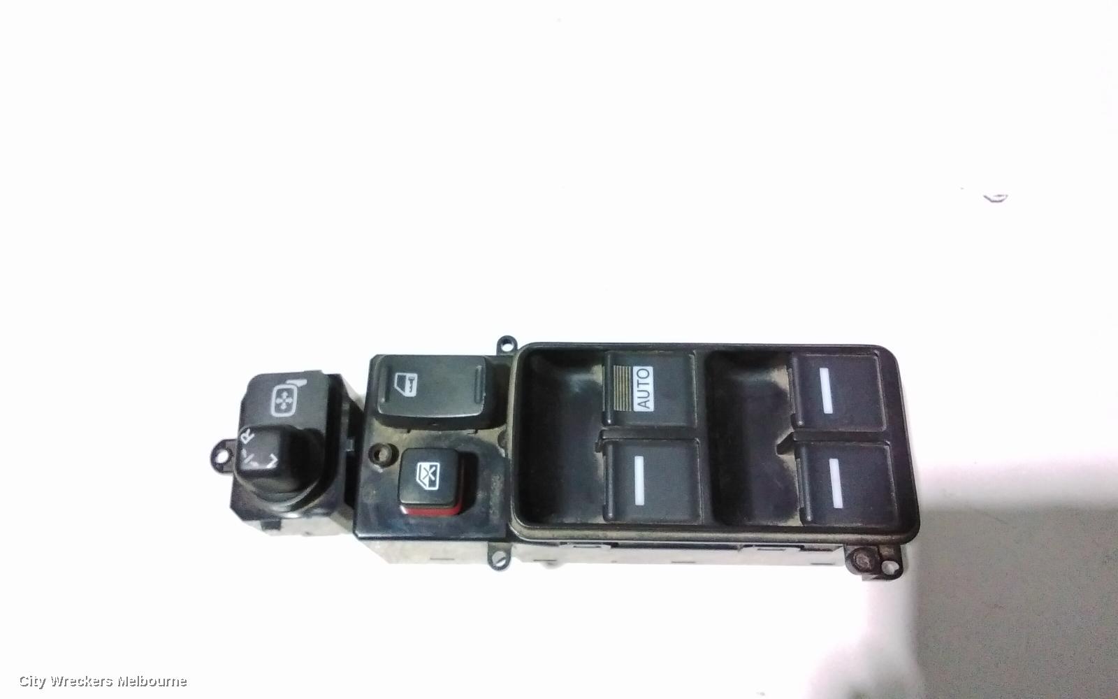 HONDA ACCORD PWR DR WIND SWITCH, RH FRONT (MASTER SWITCH), 7TH GEN, CL/EURO (VIN JHMCL), 06/2003 - 03/2008