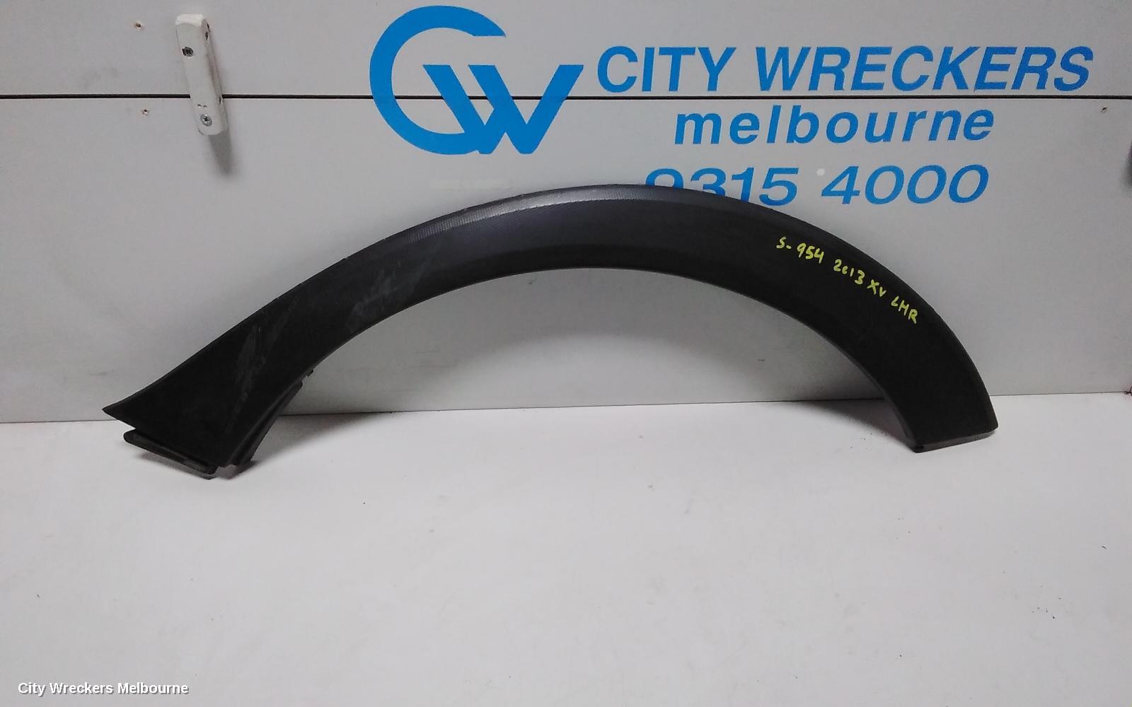 SUBARU XV WHEEL ARCH FLARE, LH REAR (ON BODY), G4X, 01/2012 - 04/2017