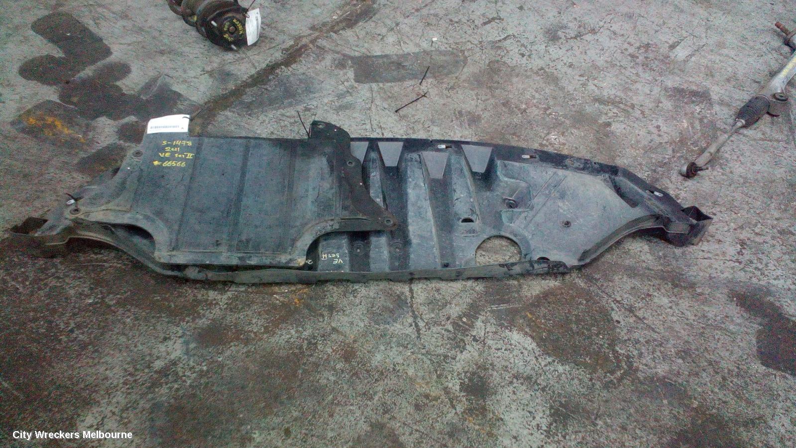 HOLDEN COMMODORE LOWER ENGINE SPLASH TRAY, VE, REAR ENGINE UNDERCOVER, 08/2006 - 05/2013