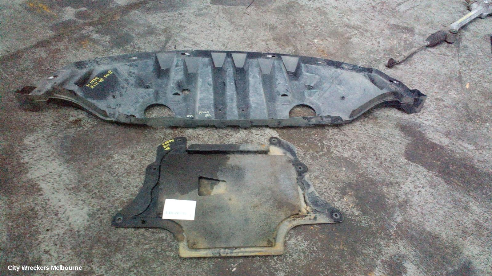 HOLDEN COMMODORE LOWER ENGINE SPLASH TRAY, VE, REAR ENGINE UNDERCOVER, 08/2006 - 05/2013