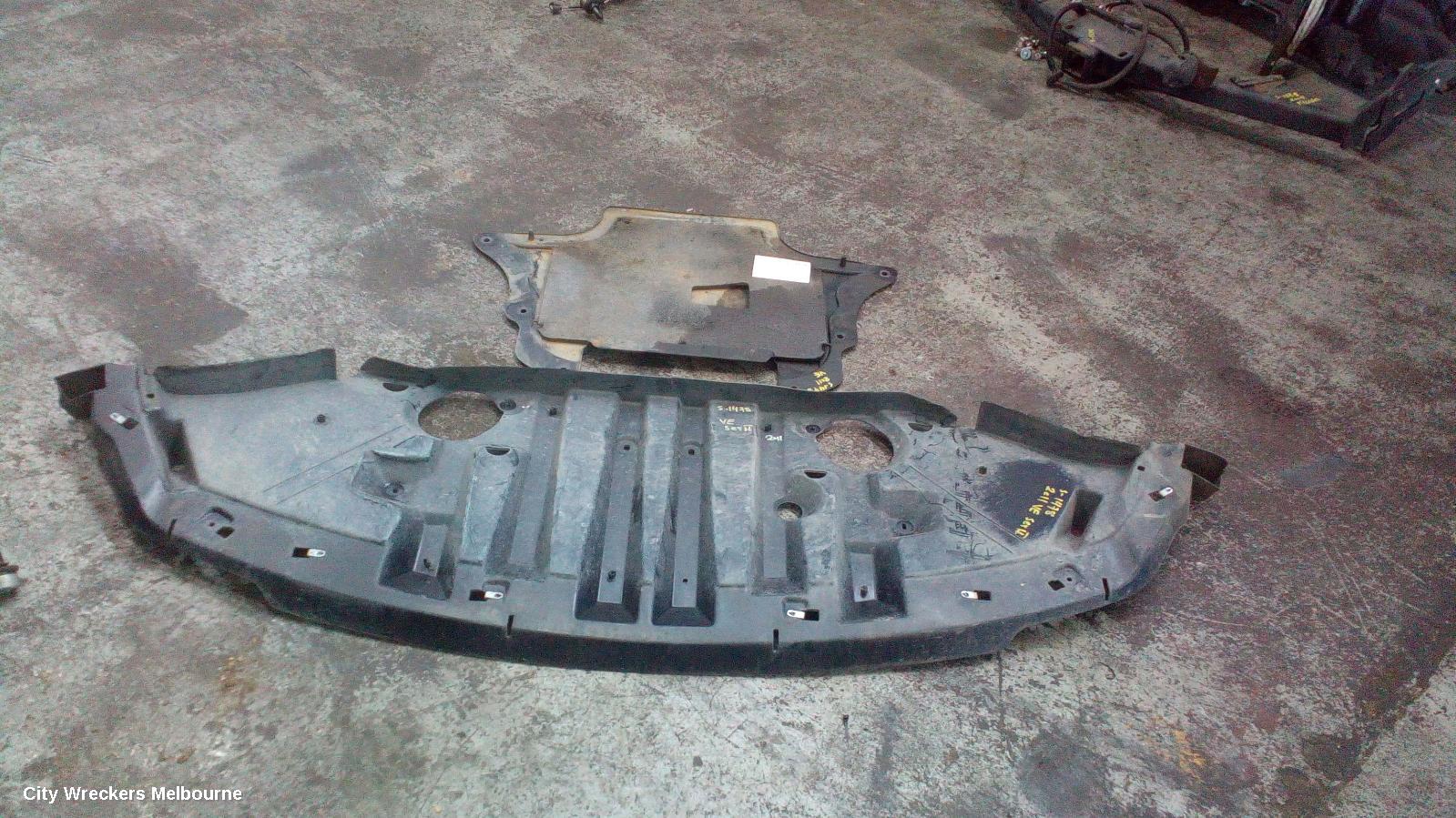 HOLDEN COMMODORE LOWER ENGINE SPLASH TRAY, VE, REAR ENGINE UNDERCOVER, 08/2006 - 05/2013