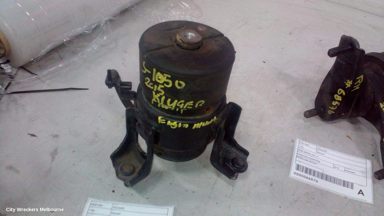 TOYOTA KLUGER MOUNT, XU50 SERIES, 03/2014 - 02/2021