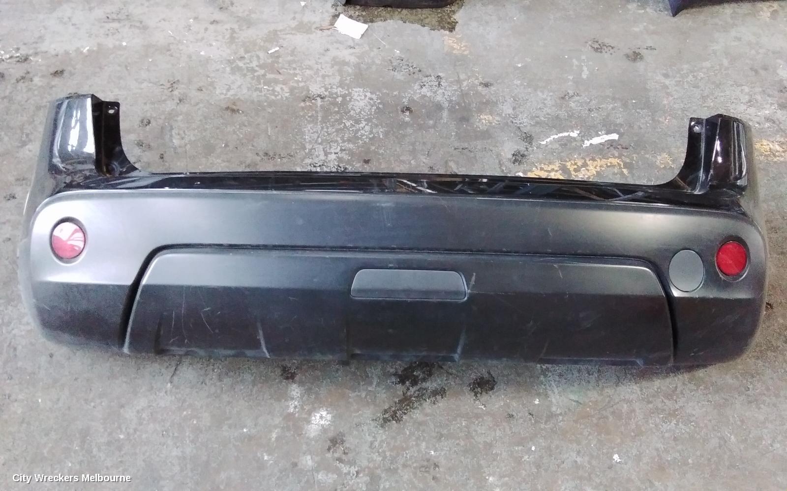 NISSAN DUALIS REAR BUMPER, J10, 5 SEATER TYPE, NON PARK SENSOR TYPE, 10/2007 - 05/2014
