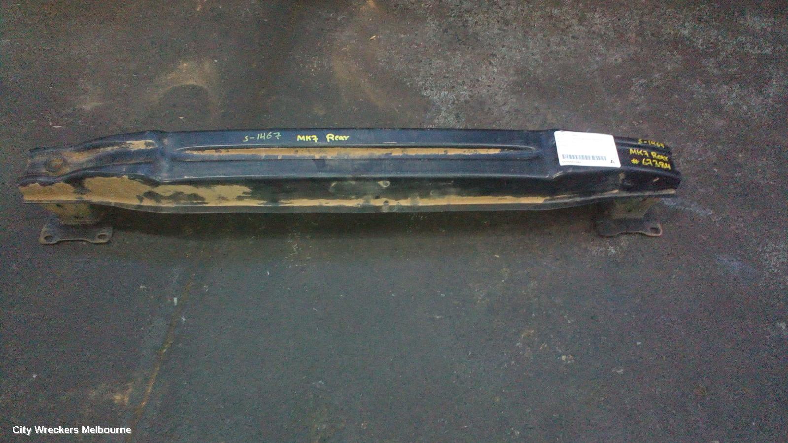 VOLKSWAGEN GOLF R/BAR BRACKET/REINFO, MAIN REINFORCEMENT, GEN 7, HATCH, 03/2013 ONWARDS