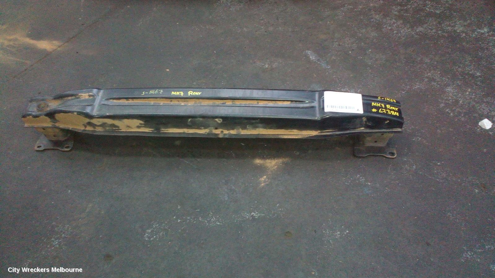 VOLKSWAGEN GOLF R/BAR BRACKET/REINFO, MAIN REINFORCEMENT, GEN 7, HATCH, 03/2013 ONWARDS