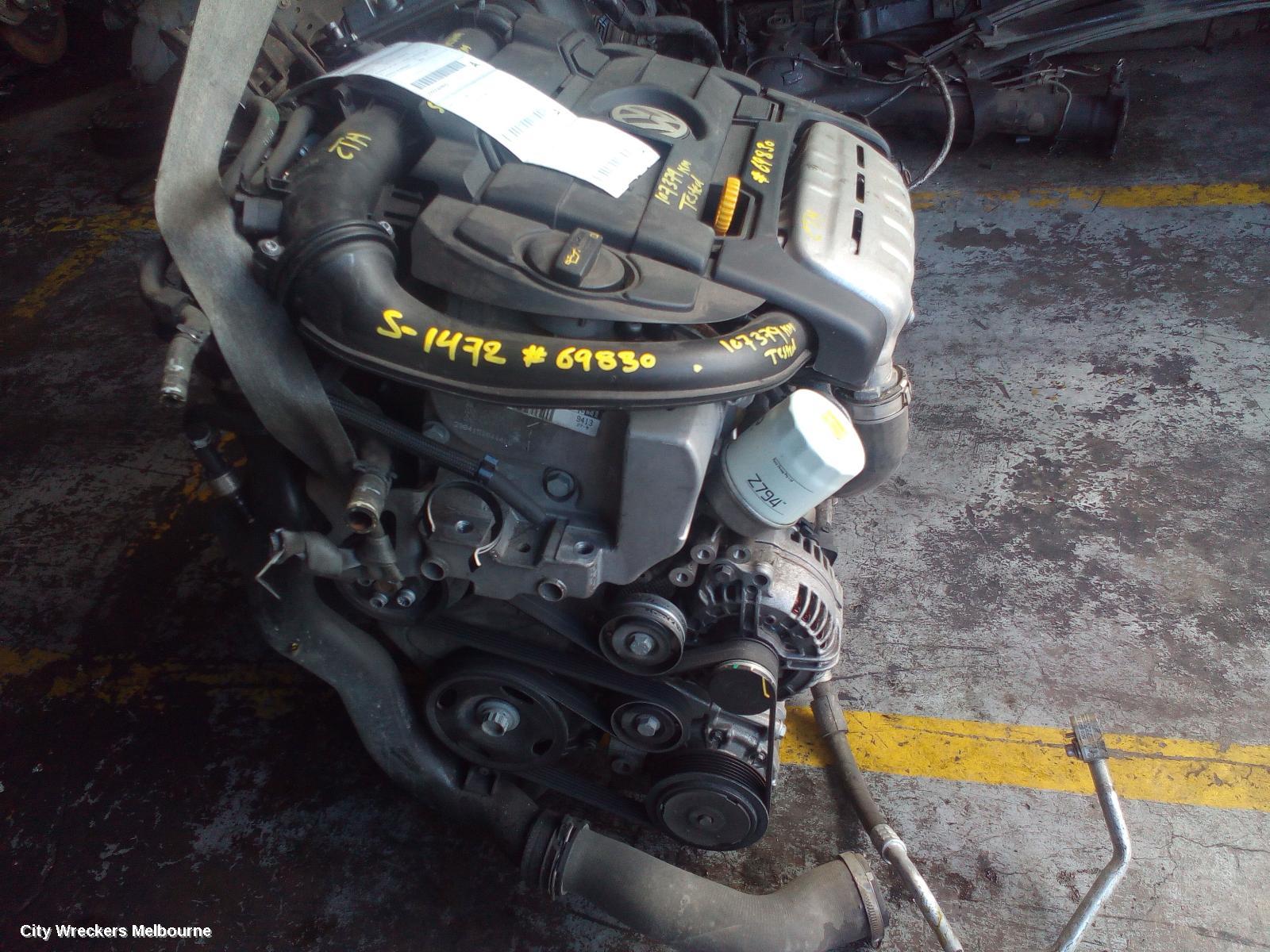 VOLKSWAGEN JETTA TRANS/GEARBOX, MANUAL, PETROL, 1.4, TURBO/SCHARGED, 1B, QWP CODE, 02/2011 - 12/2017
