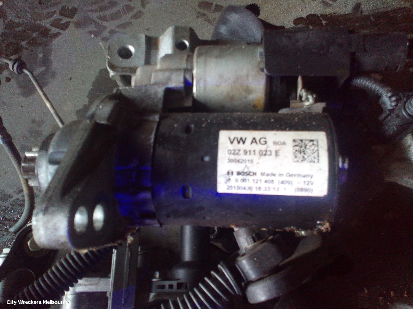 VOLKSWAGEN JETTA TRANS/GEARBOX, MANUAL, PETROL, 1.4, TURBO/SCHARGED, 1B, QWP CODE, 02/2011 - 12/2017