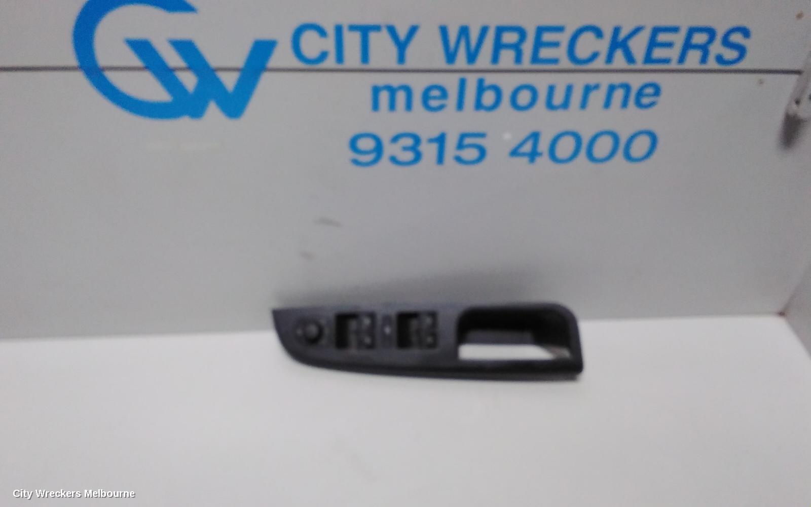VOLKSWAGEN JETTA PWR DR WIND SWITCH, RH FRONT (MASTER SWITCH), 4 SWITCHES TYPE, 1KM, 02/2006 - 07/2011