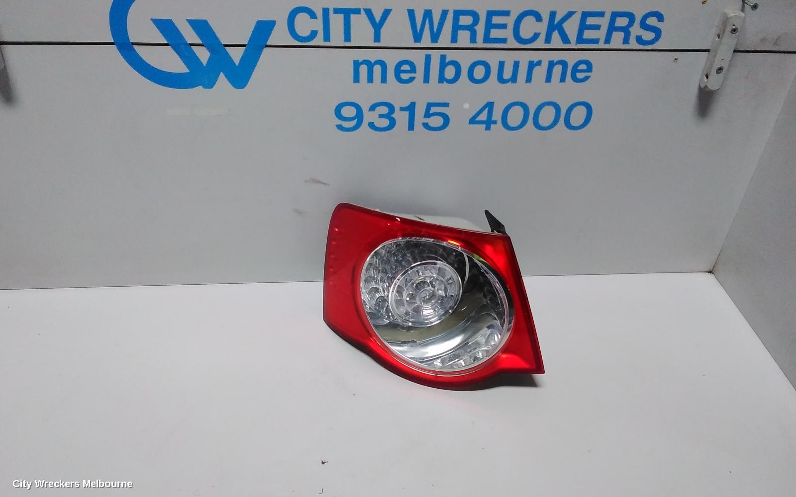 VOLKSWAGEN JETTA LEFT TAILLIGHT, 1KM, 02/2006 - 07/2011