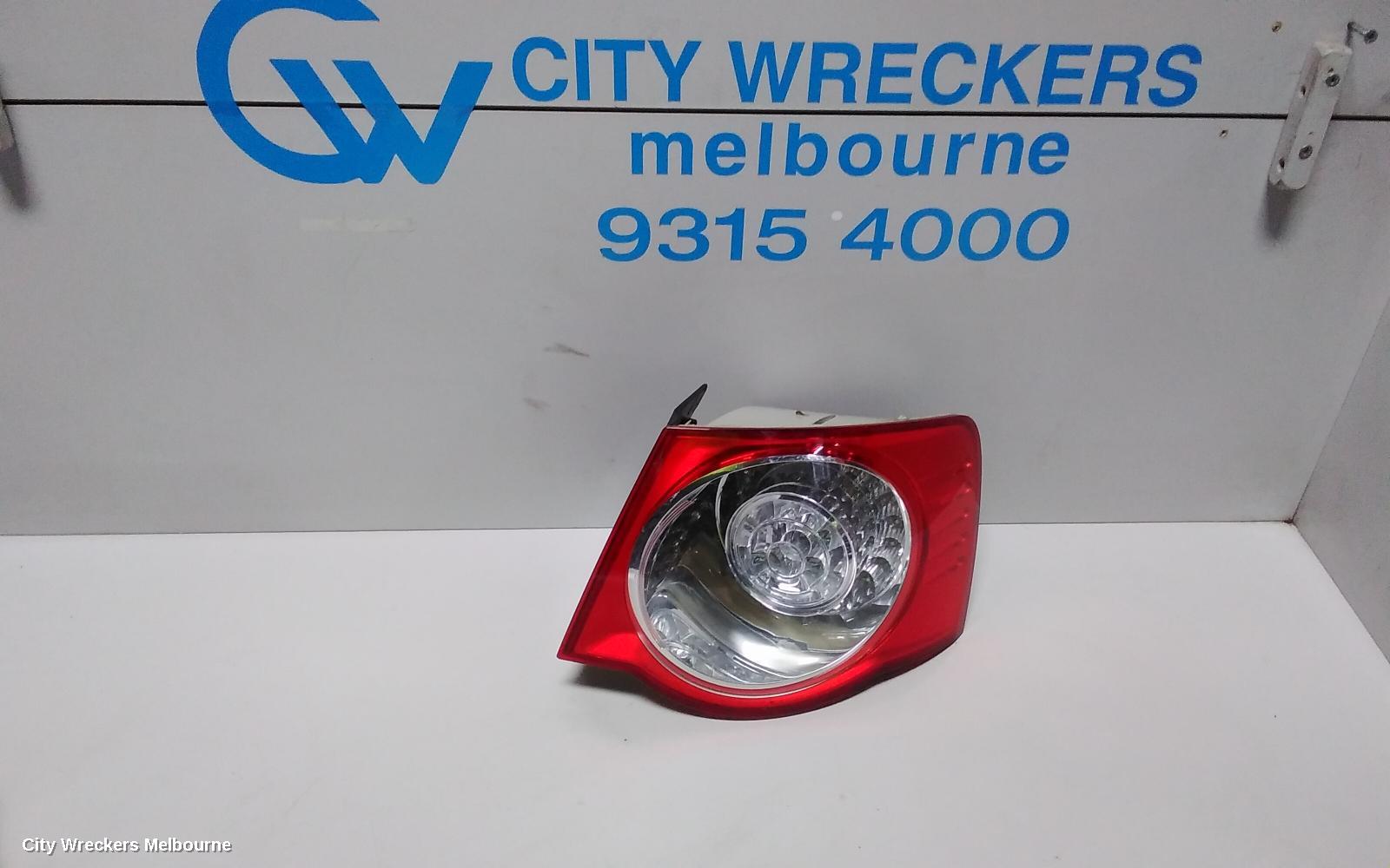 VOLKSWAGEN JETTA RIGHT TAILLIGHT, 1KM, 02/2006 - 07/2011