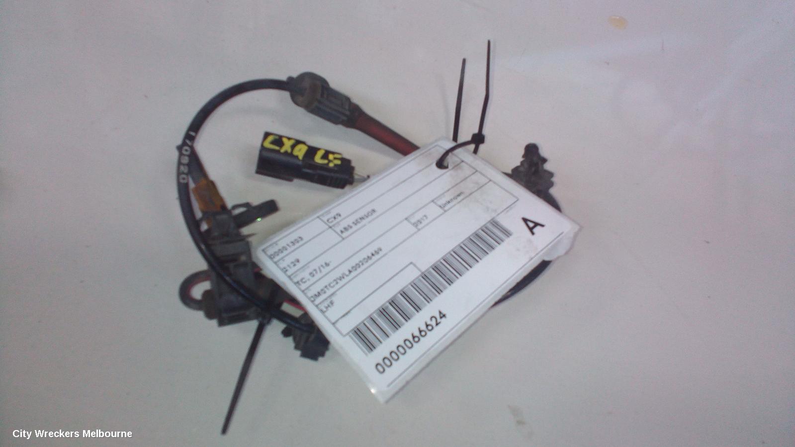 MAZDA CX9 ABS SENSOR, LH FRONT/RH FRONT, TC, 07/2016 ONWARDS