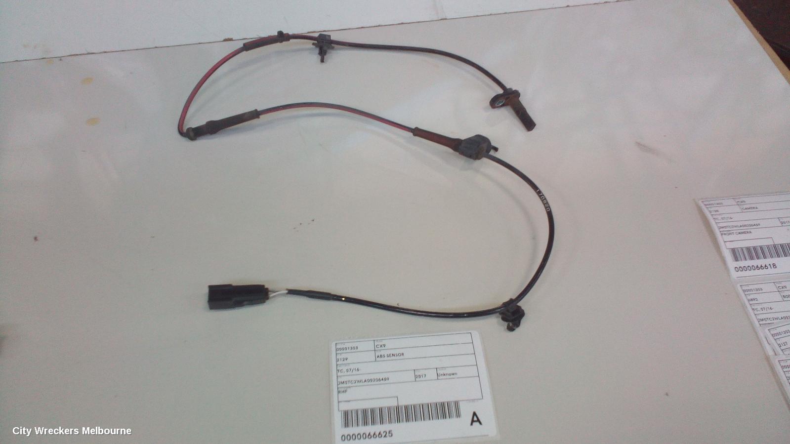 MAZDA CX9 ABS SENSOR, LH FRONT/RH FRONT, TC, 07/2016 ONWARDS