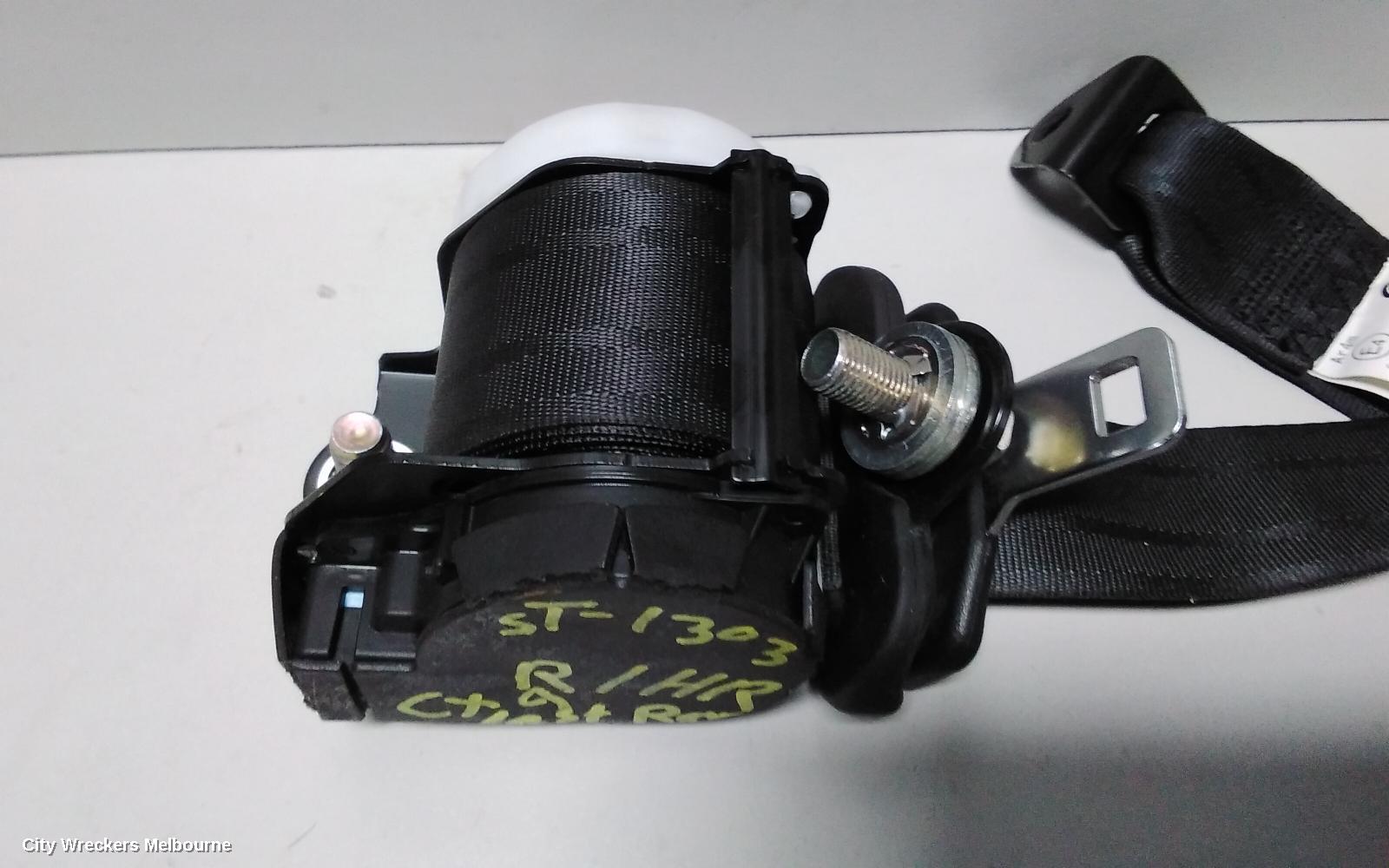 MAZDA CX9 SEATBELT/STALK, RH REAR 3RD ROW, SEAT BELT ONLY (NO STALK), TC, 07/2016 ONWARDS