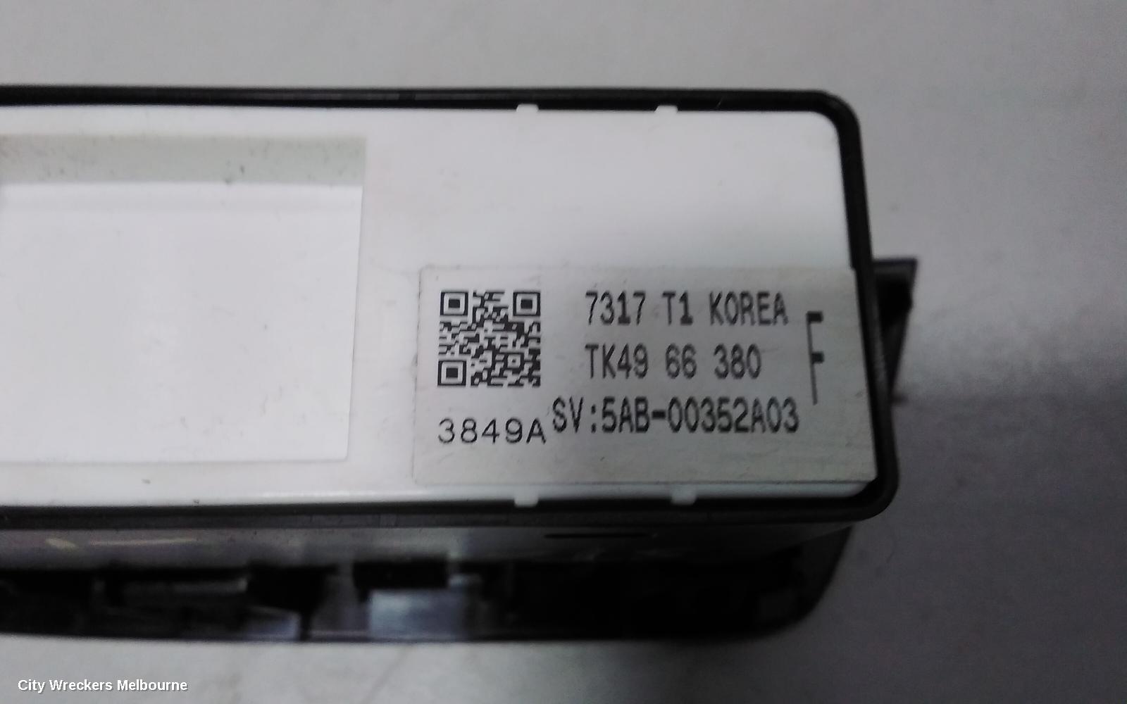MAZDA CX9 PWR DR WIND SWITCH, LH FRONT/LH REAR/RH REAR, W/ ONE TOUCH DRIVER POWER WINDOW TYPE, TC, 07/2016 ONWARDS