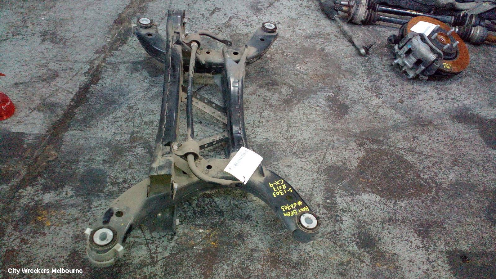 MAZDA CX9 R BEAM/CRADLE/XMEMBR, TC, 07/2016 - 12/2024