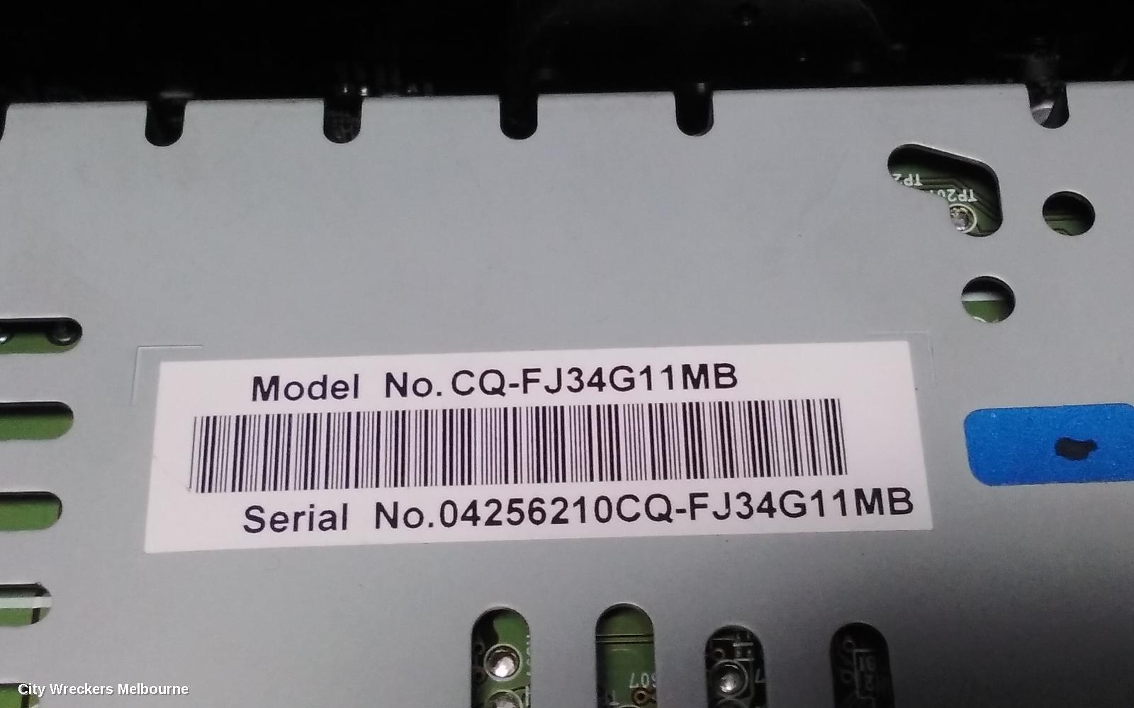 FORD FALCON RADIO/CD/DVD/SAT/TV, FGX, 8IN TOUCHSCREEN, W/ SAT NAV, 10/2014 - 12/2016