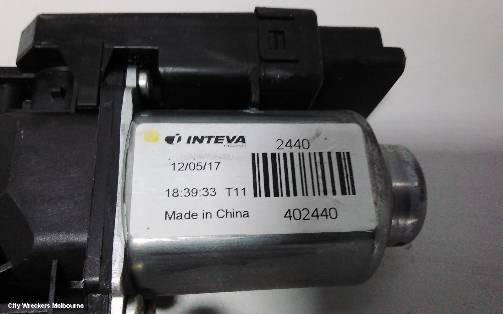 HYUNDAI ACCENT RIGHT FRONT WINDOW REG/MOTOR, RB, 07/2011 - 12/2019