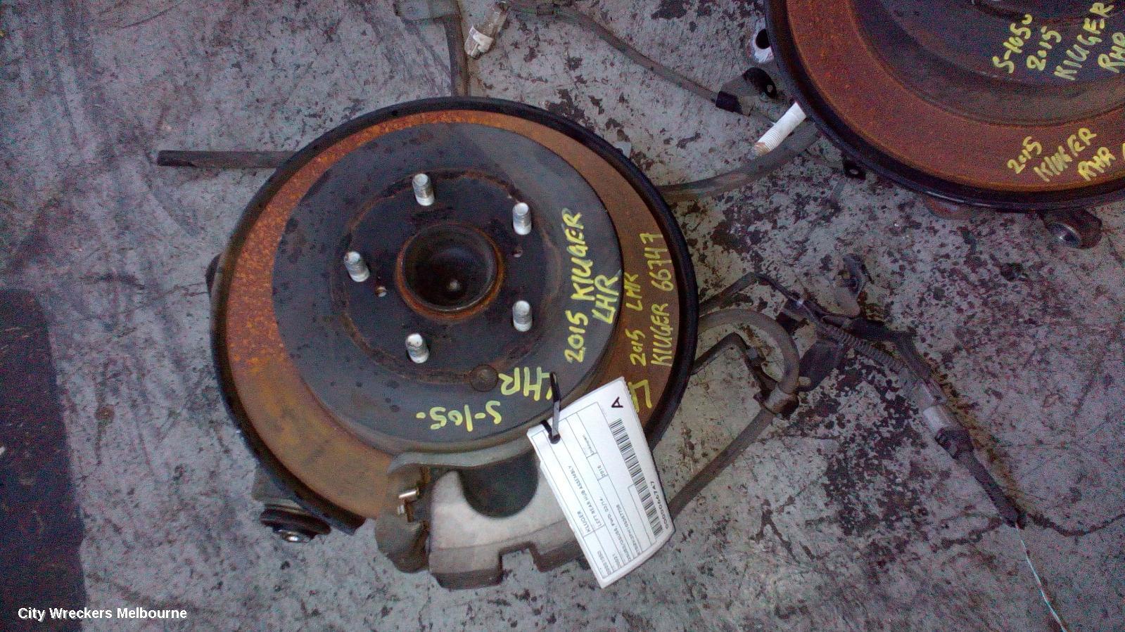 TOYOTA KLUGER LEFT REAR HUB ASSEMBLY, GSU50/GSU55, FWD, 03/2014 ONWARDS