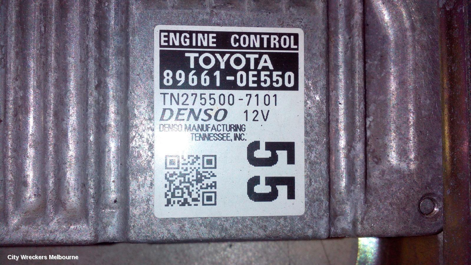 TOYOTA KLUGER ECU, ENGINE ECU, 3.5, PETROL, 2GR-FE, ECU ONLY, GSU50/GSU55, 03/2014 - 10/2016