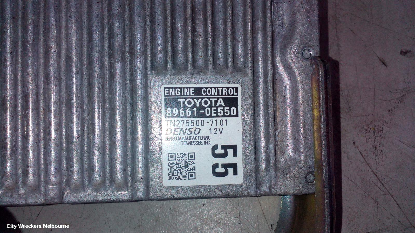 TOYOTA KLUGER ECU, ENGINE ECU, 3.5, PETROL, 2GR-FE, ECU ONLY, GSU50/GSU55, 03/2014 - 10/2016