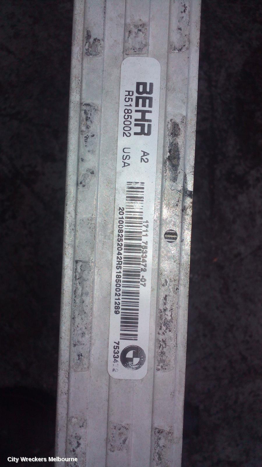 BMW X5 RADIATOR, PRIMARY RADIATOR (CLOSEST TO ENGINE), 3.0, DIESEL, M57N2/N57/N57S, E70, 01/2007 - 08/2013