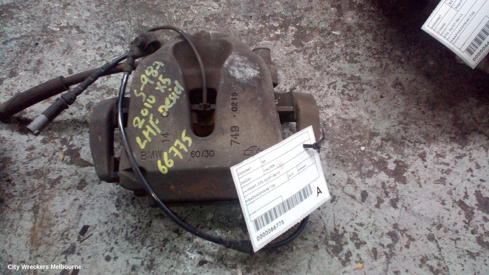 BMW X5 CALIPER, LH FRONT, E70, 03/2007 - 08/2013