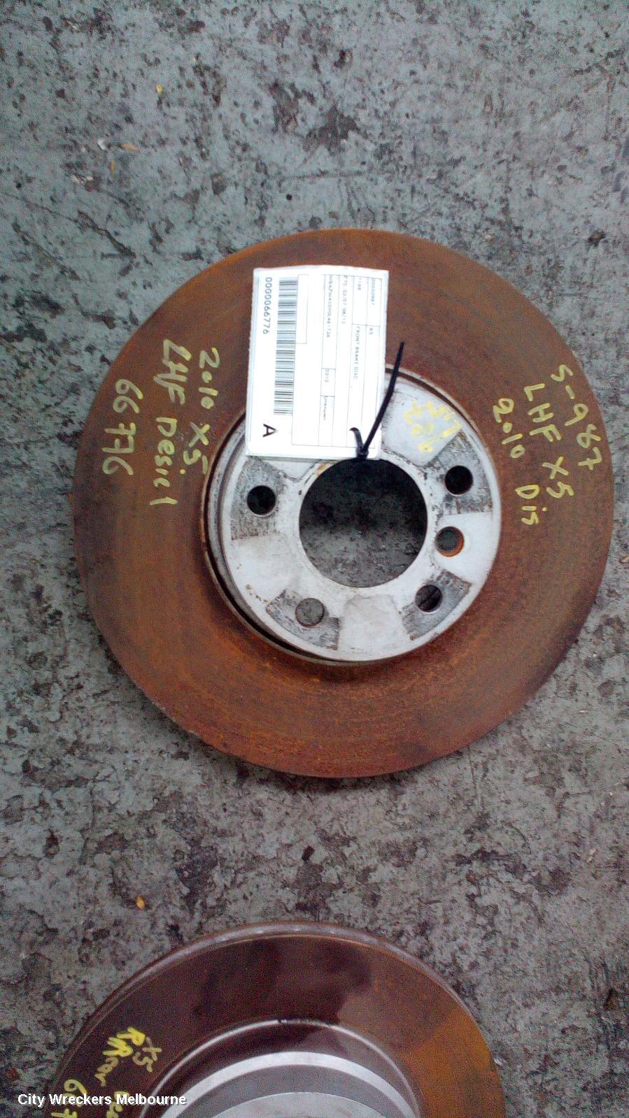 BMW X5 FRONT BRAKE DISC/DRM, E70, 12/2006 - 08/2013