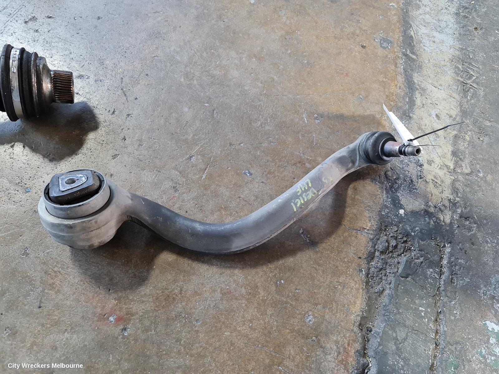 BMW X5 LEFT FRONT LOWER CONTROL ARM, FRONT (CURVED), E70, M TYPE, 10/2009 - 06/2013