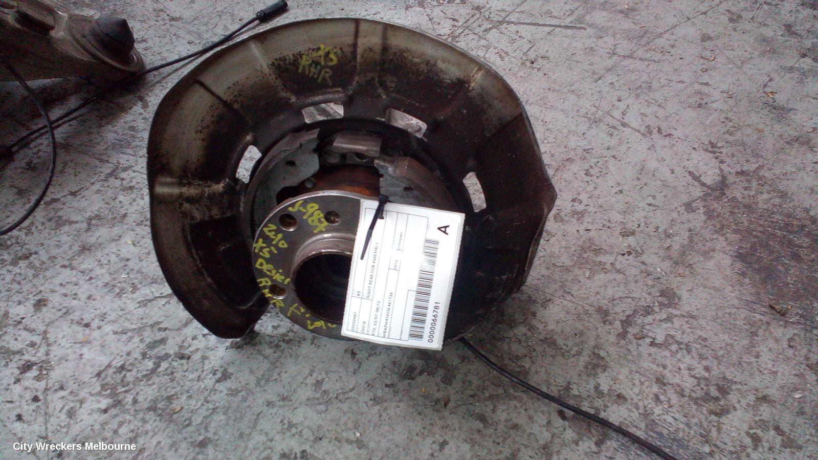 BMW X5 RIGHT REAR HUB ASSEMBLY, E70, 12/2006 - 08/2013