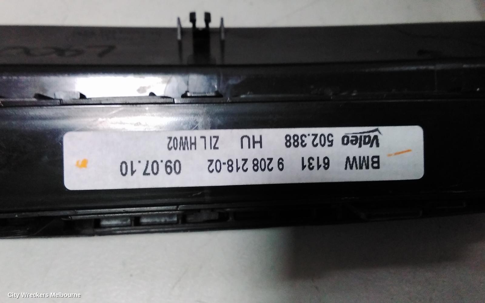 BMW X5 HEATER/AC CONTROLS, E70, W/ SEAT WARMER TYPE, 03/2007 - 08/2013