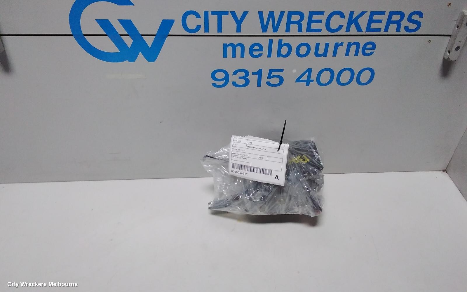 HONDA JAZZ ABS PUMP/MODULATOR, GE, 08/2008 - 06/2014