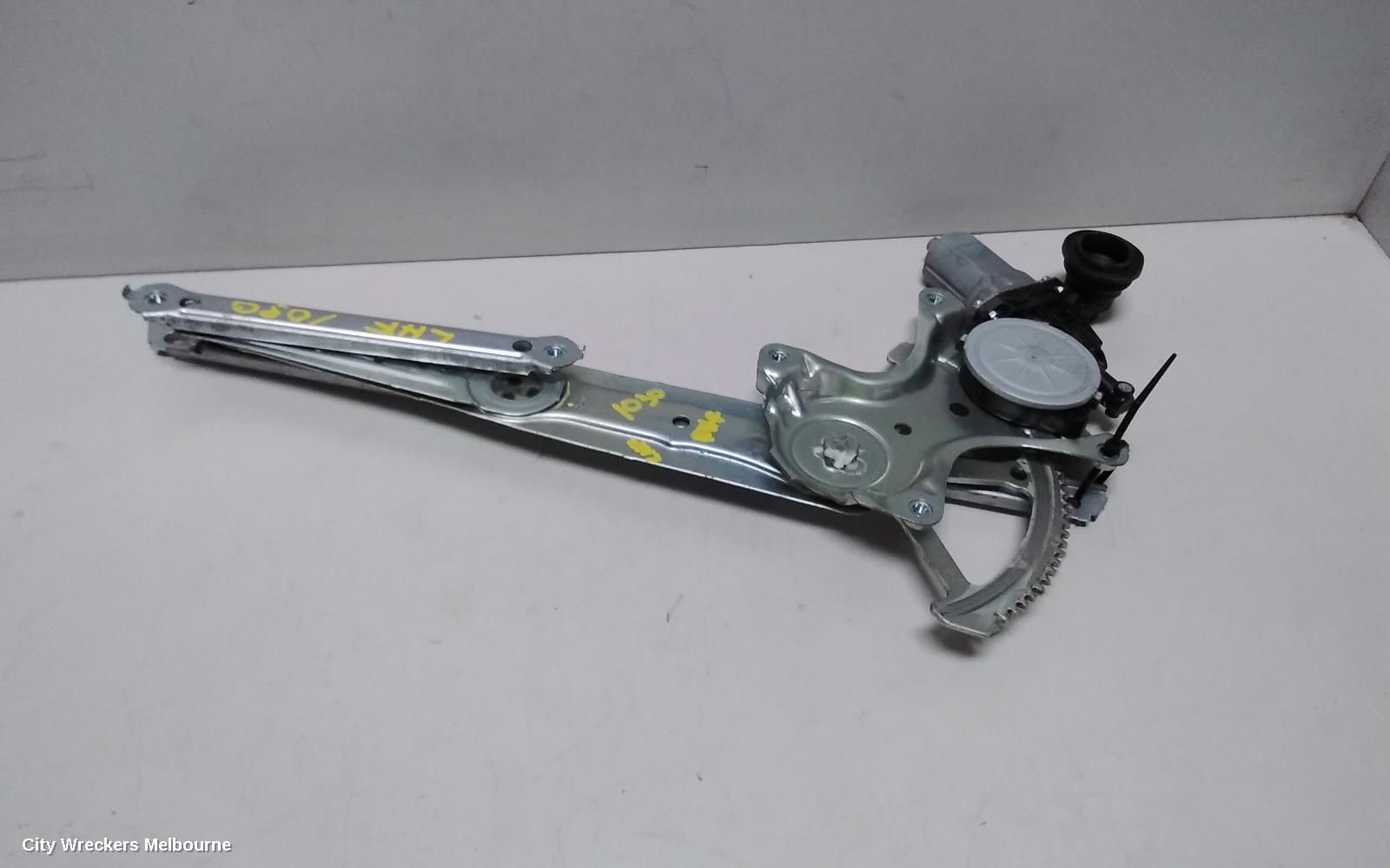 TOYOTA COROLLA LEFT FRONT WINDOW REG/MOTOR, ZRE182R, HATCH, 10/2012 - 12/2013