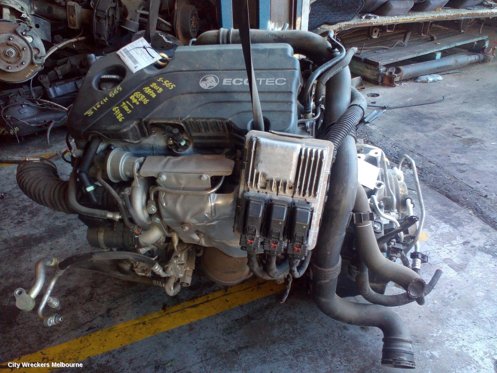 HOLDEN ASTRA TRANS/GEARBOX, AUTO, PETROL, 1.4, TURBO, BK-BL, 09/2016 - 12/2020