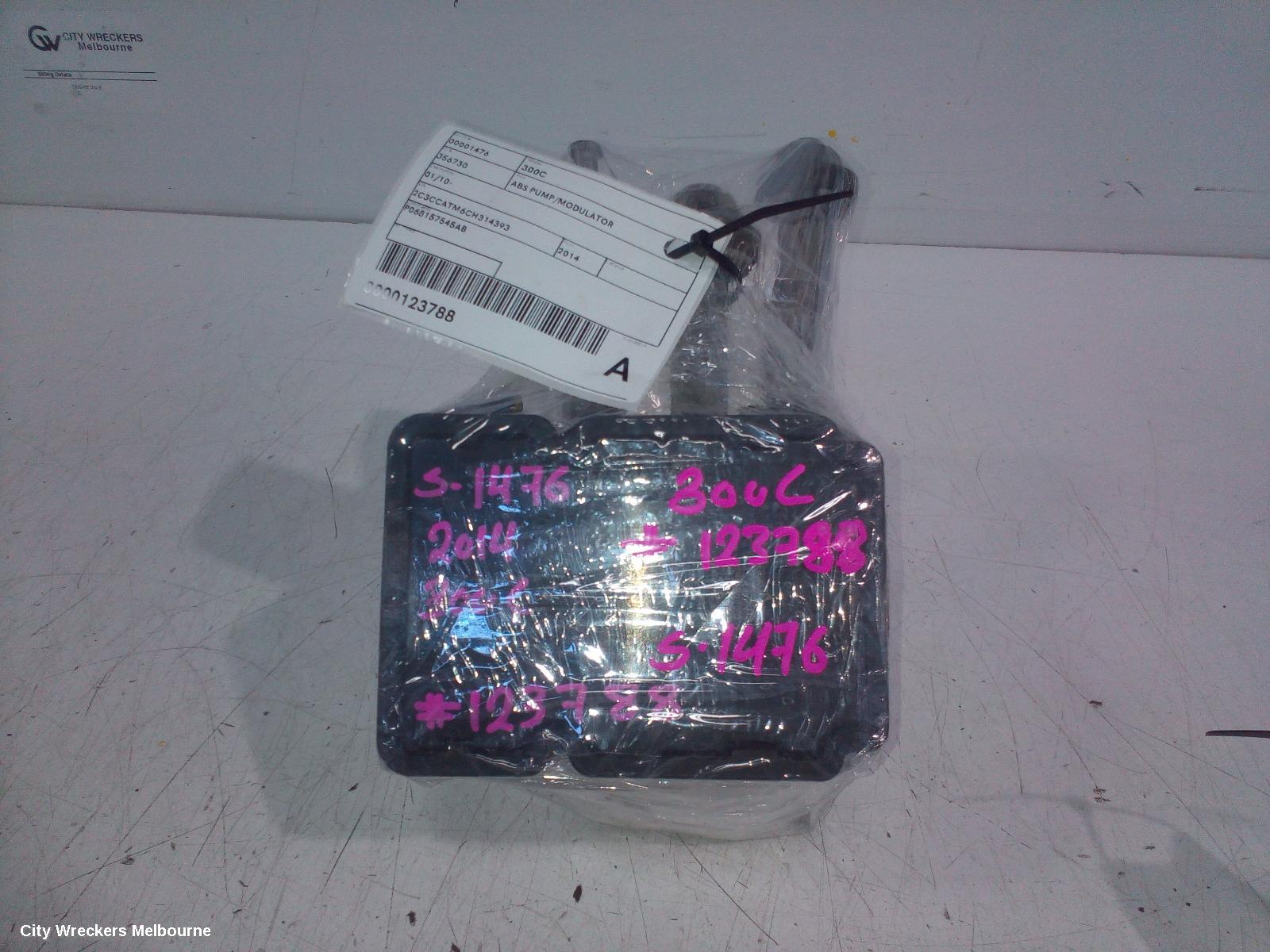 CHRYSLER 300C ABS PUMP/MODULATOR, 01/2010 ONWARDS