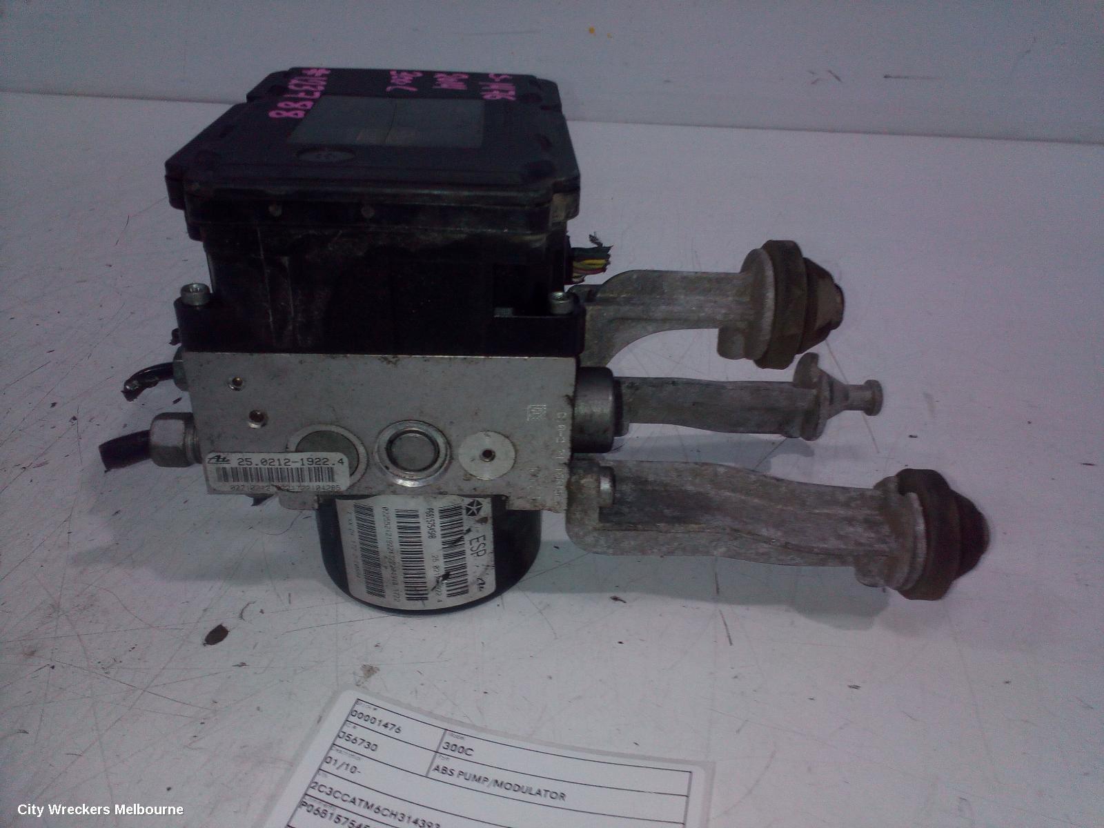 CHRYSLER 300C ABS PUMP/MODULATOR, 01/2010 ONWARDS