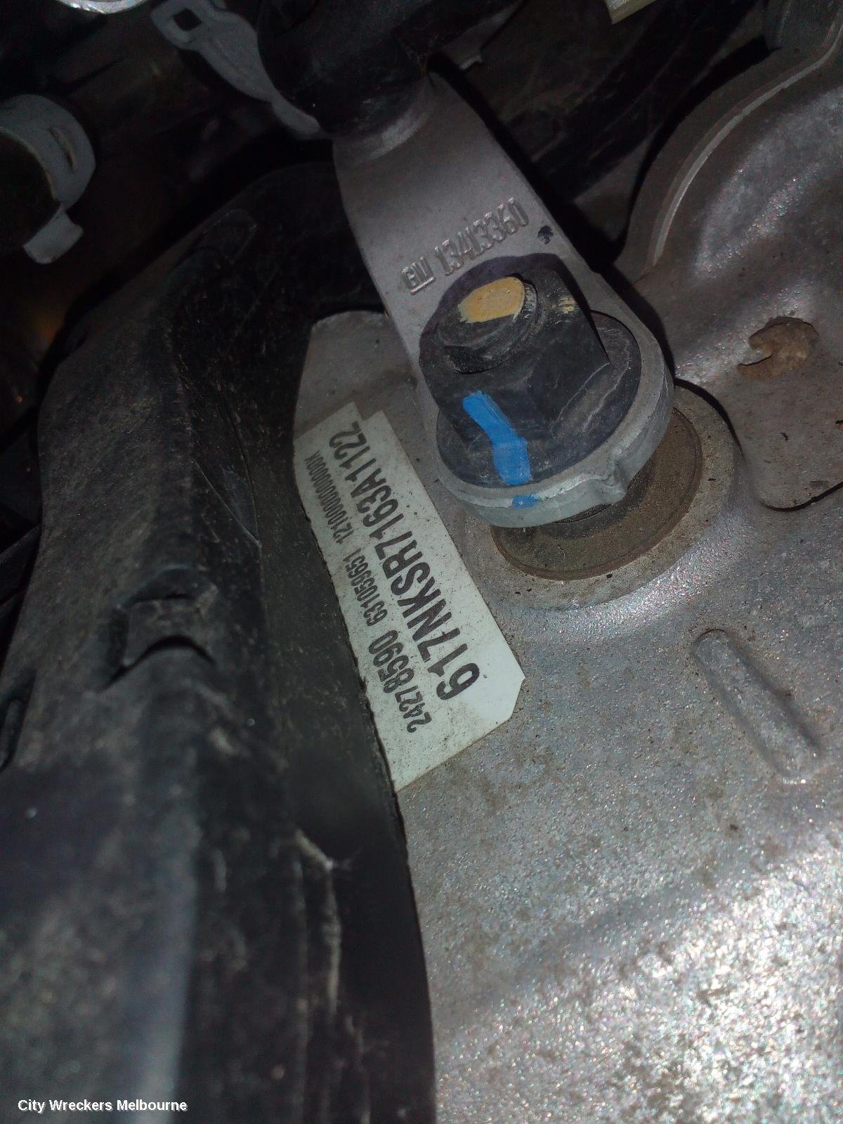 HOLDEN ASTRA TRANS/GEARBOX, AUTO, PETROL, 1.4, TURBO, BK-BL, 09/2016 - 12/2020