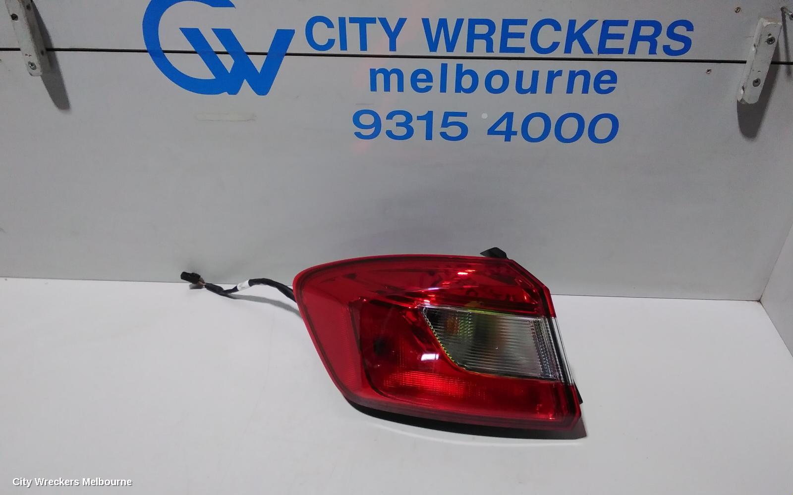 HOLDEN ASTRA LEFT TAILLIGHT, BL, SEDAN, 05/2017 - 12/2020